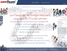 Tablet Screenshot of comteam.sectornet.de